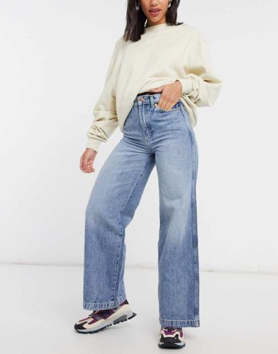 Jean large taille haute - Délavage à l'eau de javel - Wrangler - Modalova