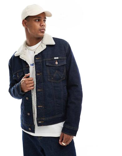 Veste authentique en sherpa - Bleu foncé - Wrangler - Modalova