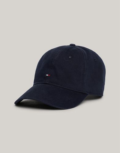 Casquette de baseball à 6 pans avec logo drapeau - Bleu foncé - Tommy Hilfiger - Modalova