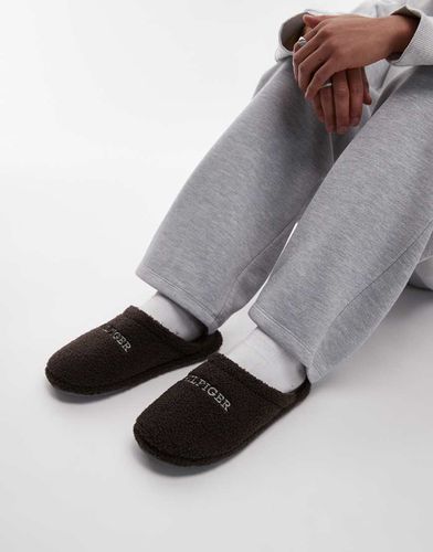 Chaussons duveteux - foncé - Tommy Hilfiger - Modalova