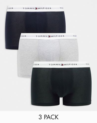 Essentials - Lot de 3 boxers en coton avec logo - Tommy Hilfiger - Modalova