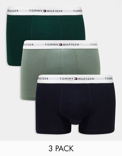 Essentials - Lot de 3 boxers en coton avec logo - Tommy Hilfiger - Modalova