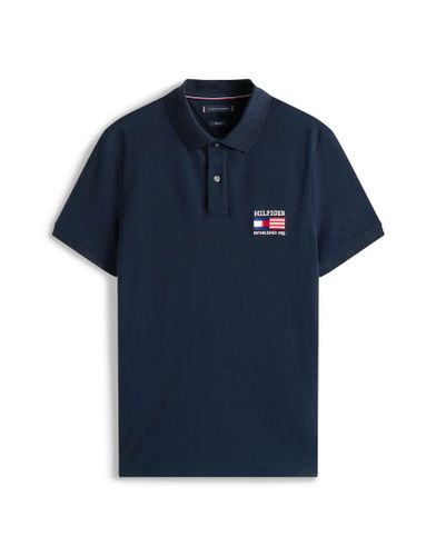 Polo coupe classique  logo drapeau - Tommy Hilfiger - Modalova