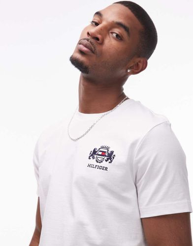 T-shirt brodé à logo - Tommy Hilfiger - Modalova