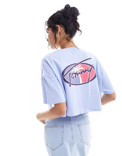 Archive - T-shirt crop top oversize à logo - Tommy Jeans - Modalova