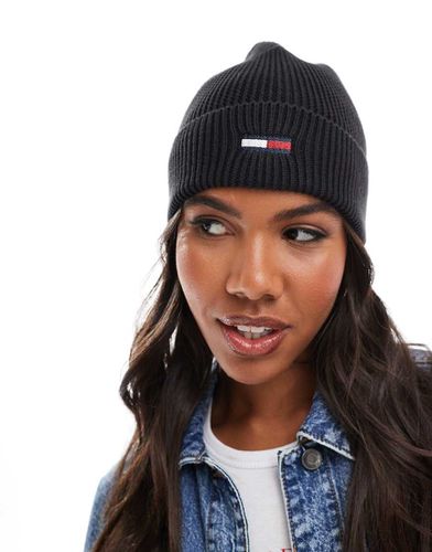 Bonnet avec logo drapeau - Tommy Jeans - Modalova