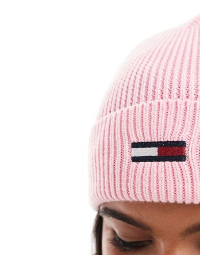 Bonnet avec logo drapeau - Tommy Jeans - Modalova