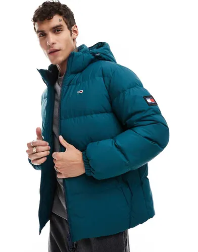 Doudoune imperméable rembourrée de duvet - Bleu - Tommy Jeans - Modalova