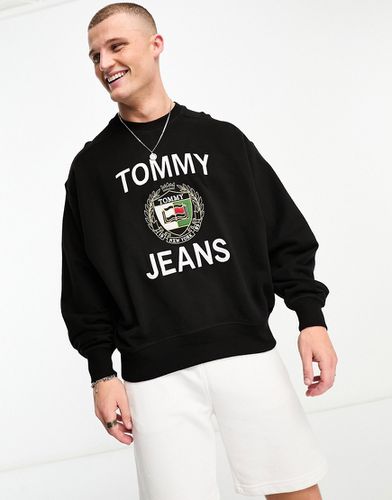 Sweat-shirt à grand logo - Noir - Tommy Jeans - Modalova