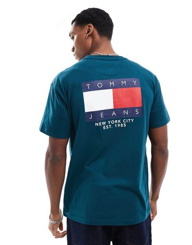 T-shirt avec logo drapeau au dos - Tommy Jeans - Modalova