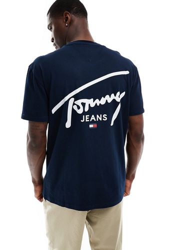 T-shirt avec logo signature au dos - Tommy Jeans - Modalova