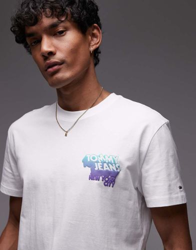 T-shirt avec logo superpos au dos - Tommy Jeans - Modalova