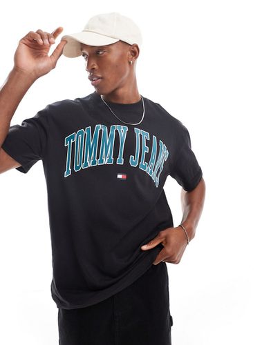 T-shirt classique coloré style universitaire - Tommy Jeans - Modalova