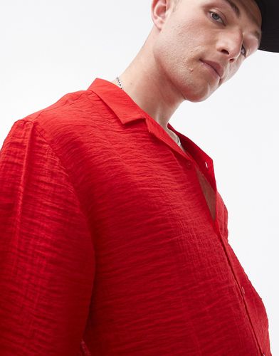 Chemise de vacances transparente à manches courtes - Topman - Modalova