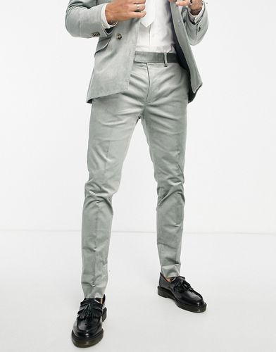 Pantalon de costume ajusté en velours côtelé - clair - Topman - Modalova