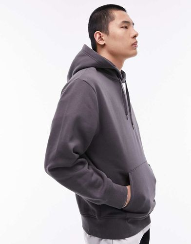 Sweat à capuche classique - Anthracite - Topman - Modalova