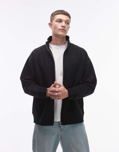 Sweat épais de qualité supérieure à col cheminée zippé - Topman - Modalova