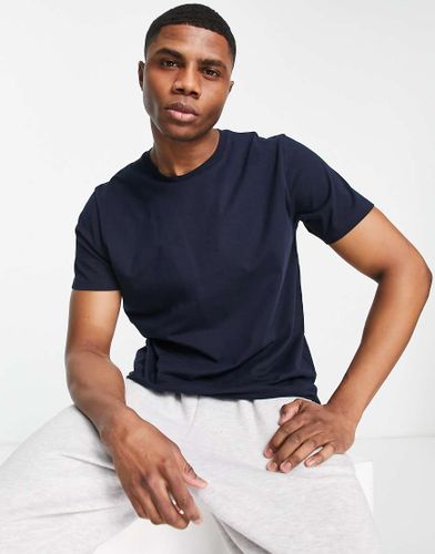 T-shirt coupe classique - - NAVY - Topman - Modalova