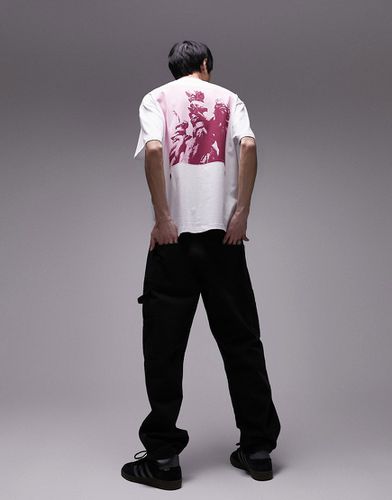 T-shirt oversize avec imprimé Hope sur le devant et au dos - Topman - Modalova