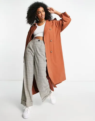 Trench-coat long - Rouille - Topshop - Modalova