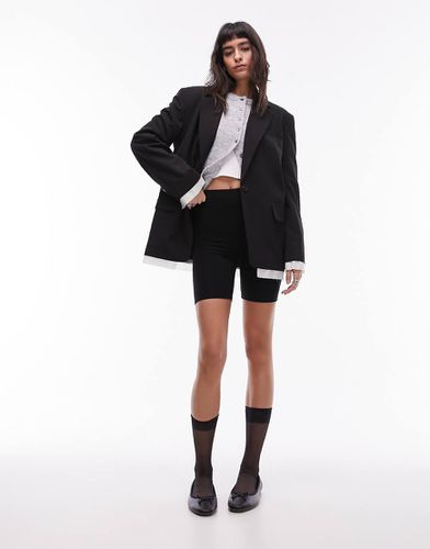 Blazer oversize avec détail chemise déstructurée - Topshop - Modalova