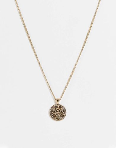 Collier à pendentif Balance orné de cristaux - Topshop - Modalova