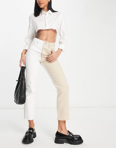 Editor - Jean color block - Sable - Topshop - Modalova
