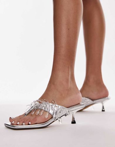 Idris - Sandales à talon ornées de perles - Topshop - Modalova