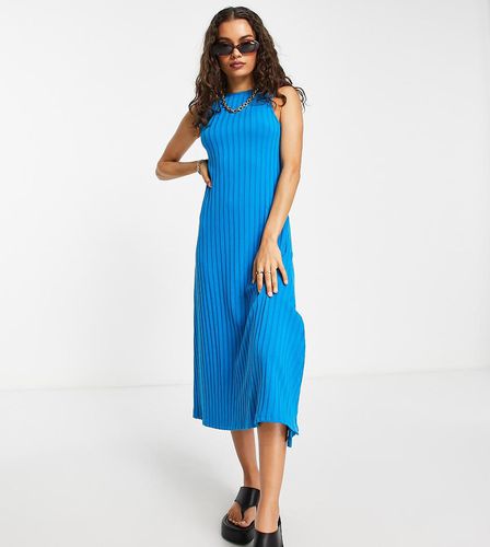 Robe mi-longue en jersey à côtes larges de qualité supérieure - Topshop Petite - Modalova