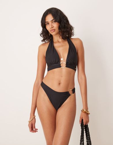 Haut de bikini dos nu avec anneau et dcollet plongeant - Tala - Modalova