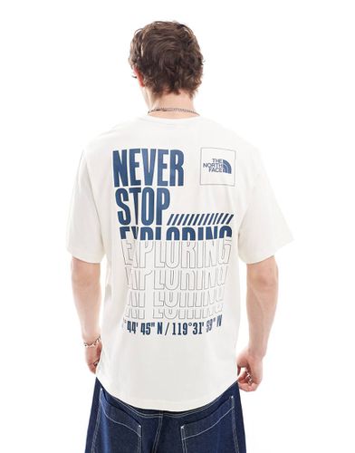 Coordinates - T-shirt imprimé dans le dos - cassé - The North Face - Modalova