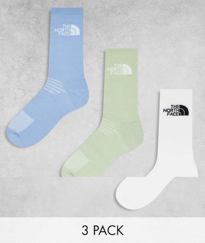 Lot de 3 paires de chaussettes à logo - /bleu/vert - The North Face - Modalova