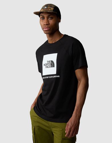 M s/s - T-shirt à manches raglan avec logo encadré - The North Face - Modalova