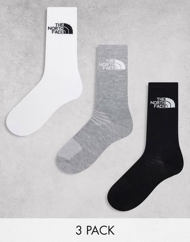Simple Dome - Lot de 3 paires de chaussettes à logo - Blanc, et noir - The North Face - Modalova