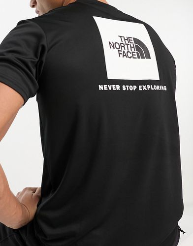 Training Reaxion Redbox - T-shirt avec imprimé au dos - Noir - The North Face - Modalova