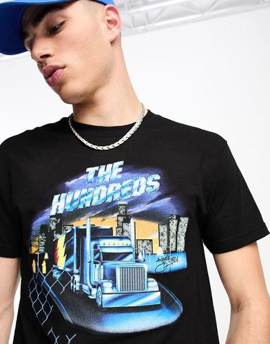 T-shirt style camionneur imprimé sur la poitrine - The Hundreds - Modalova