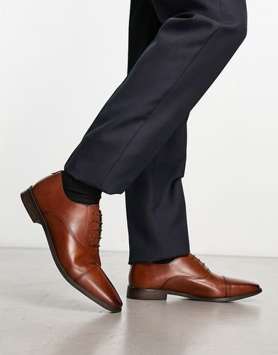 Chaussures Oxford à lacets en cuir - Fauve - Thomas Crick - Modalova