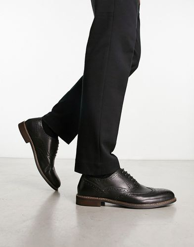 Chaussures richelieu élégantes en cuir - Noir - Thomas Crick - Modalova