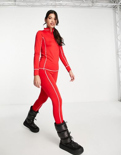 Threadbare - Ensemble de ski avec legging et haut de sous-vêtement à manches longues et col montant - Threadbare Fitness - Modalova