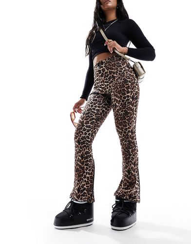 Pantalon de ski à imprimé léopard - Threadbare - Modalova