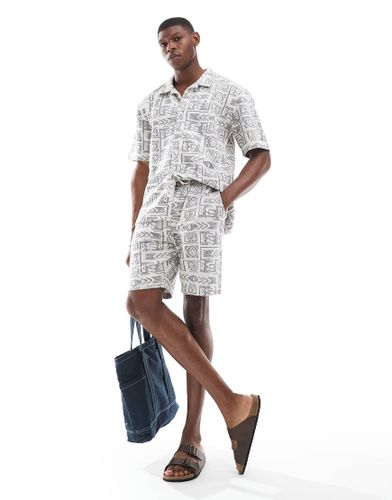 Short d'ensemble textur  imprim aztque - cru - Threadbare - Modalova