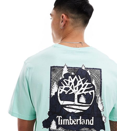 T-shirt oversize avec logo arbre à imprimé camouflage au dos - Timberland - Modalova