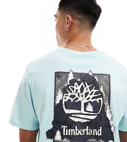 T-shirt oversize avec logo arbre à imprimé camouflage au dos - Timberland - Modalova