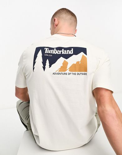 T-shirt avec imprimé montagne au dos - cassé - Timberland - Modalova