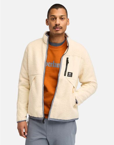 Veste en polaire et imitation peau de mouton - Beige - Timberland - Modalova