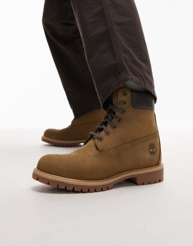 Bottines 6 pouces en nubuck de qualit suprieure - Olive - Timberland - Modalova