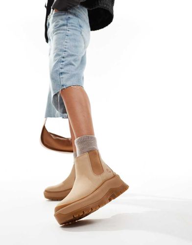 Roxie Lane - Bottines chelsea en nubuck à semelle chunky - Beige - Timberland - Modalova