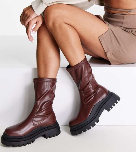 Bottines souples chunky - Truffle Collection Wide Fit - Modalova