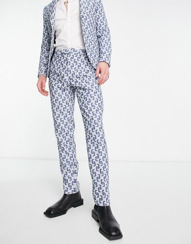Steroetzle - Pantalon de costume slim en jacquard - Twisted Tailor - Modalova