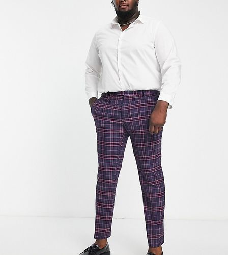 Plus - Ladd - Pantalon de costume à carreaux écossais - /rose - Twisted Tailor - Modalova